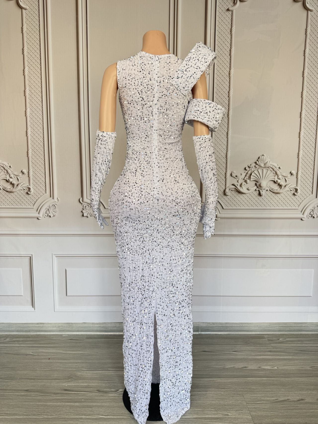 Sparkly Rhinestone Deep V Neck - Sparkly Rhinestone Club Party Dress ulasan dan harga
