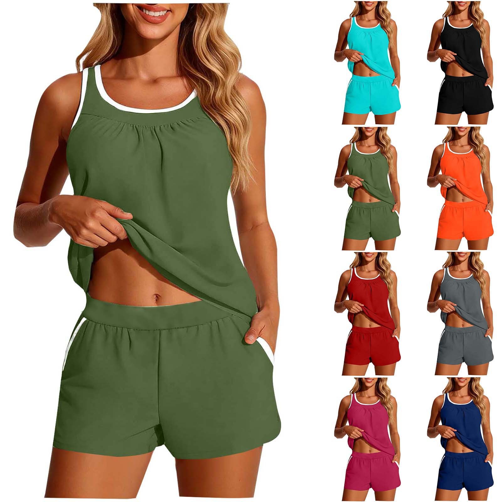 Women's 2-piece Swimwear Sleev - Swimwear ulasan dan harga