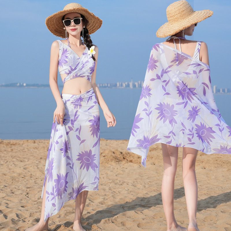 New Fashion Triangle Bikini 3P - Skirts ulasan dan harga