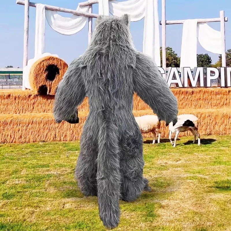 Giant Inflatable Grey Wolf Mas - Dresses ulasan dan harga