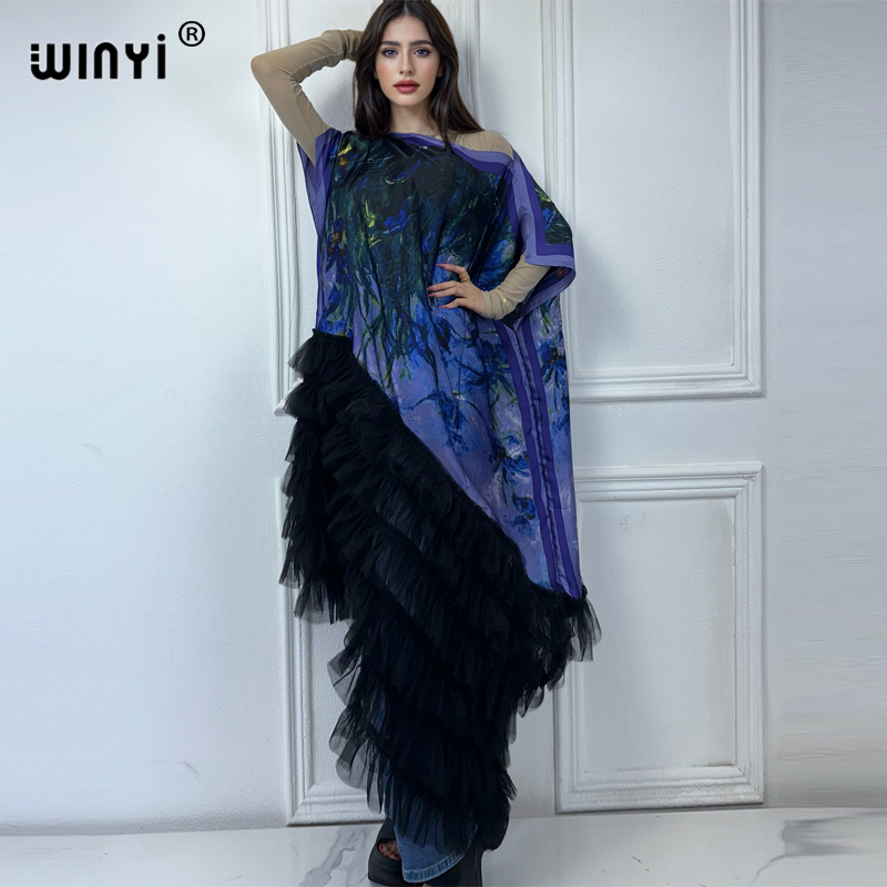 WINYI Africa Clothing Plus Siz - Boho Summer Beach Maxi Dress ulasan dan harga